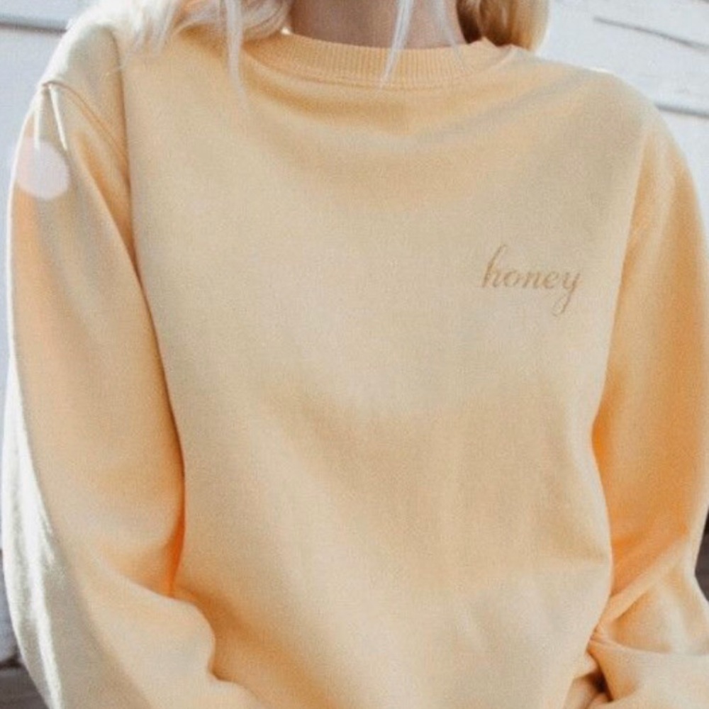 Brandy Melville/John Galt Yellow Honey Sweatshirt